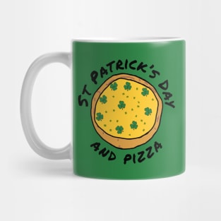 St Patricks Day and Pizza Mug